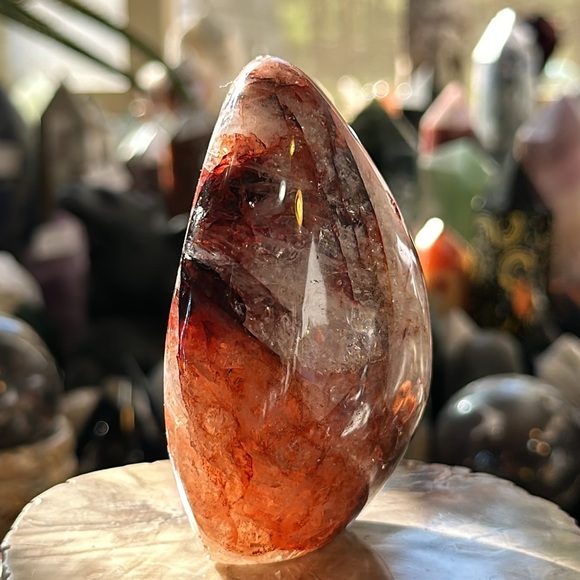 🔥SALE🔥 Fire Quartz Crystal Freeform! - Picture 3 of 13